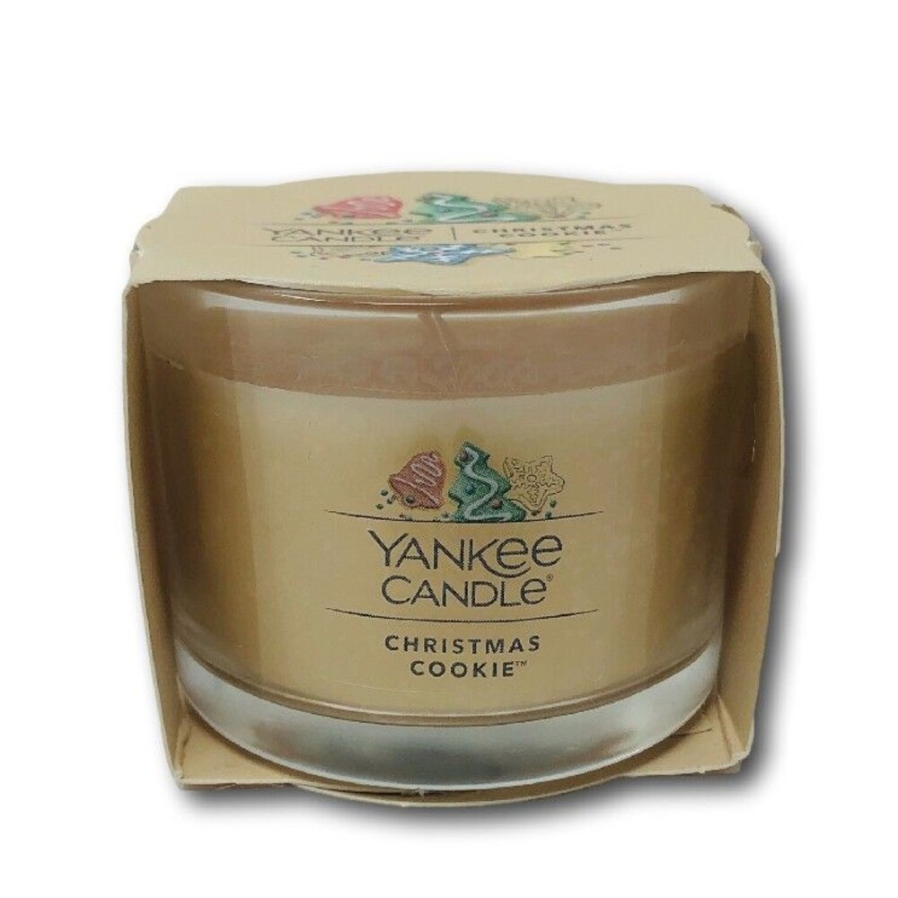 Yankee Candle Single Votive Mini Jar Candle Fragrance Christmas Cookie